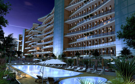 2BDR \ Girne Elegance: Luxurious Apartments in Central Kyrenia