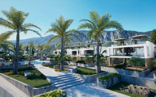 2BDR \ Greenville: Luxurious Apartments in Lapta, North Cyprus