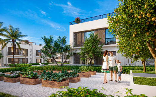 2BDR \ Mediterra: Sustainable 2-Bathroom Apartments with Garden